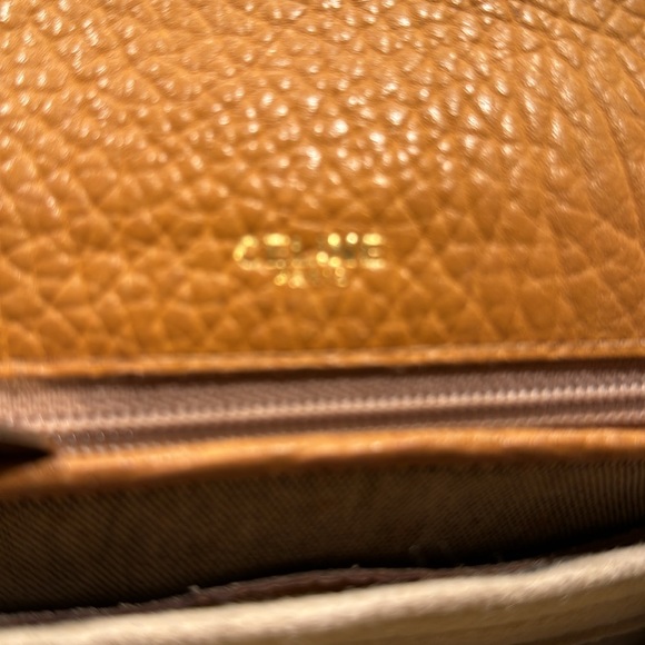 🌺👜 SALE‼️ ❤️🔥VERY VINTAGE AND RARE CELINE LEATHER BAG. 👜👜👜❤️🔥 - Picture 9 of 14